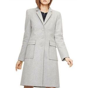 Maje Grakim Wool Coat Gray **Brand New with Tags**